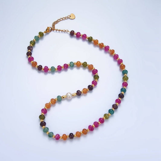 Multicolor Bead Necklace